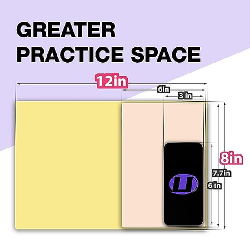 3mm Fake Skin - Usiriy Tattoo Skin 3pcs 8x12" Tattoo Practice Skin Thick Synthetic Soft Silicone Skin Practice Pads Piel Sintetica Para Tatuar for tattoo artists and beginners