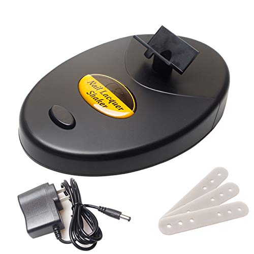 Allstarry Black Nail Lacquer Shaker - Adjustable Varnish Bottle Mixer