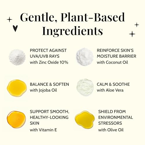 Mineral SPF 50 Sunscreen for Babies & Kids - No White Cast, Plant-Based Formula - 4 oz - Sunscreen
