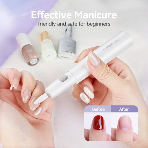 Electric Nail Drill Kit for Manicure & Pedicure - Portable Professional Nail File Set with 6 Bits