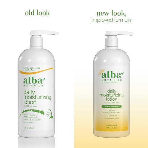 Alba Botanica Unscented Daily Moisturizing Lotion 32 Oz - Sensitive Skin