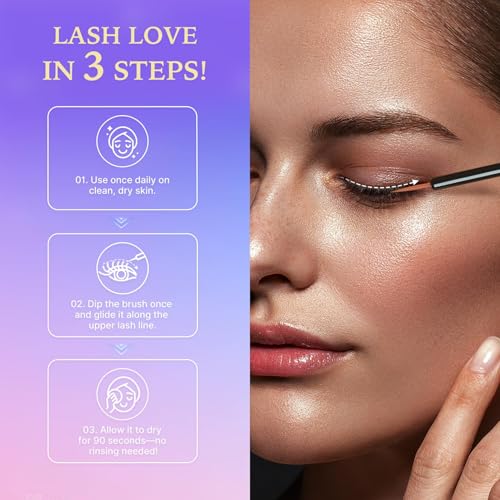 VieBeauti Multicolor Eyelash Growth Serum 3mL for Longer Fuller Lashes