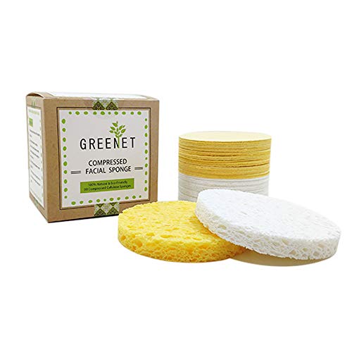 Facial Sponges Set of 60 - Exfoliating & Deep Cleansing for Skin Care