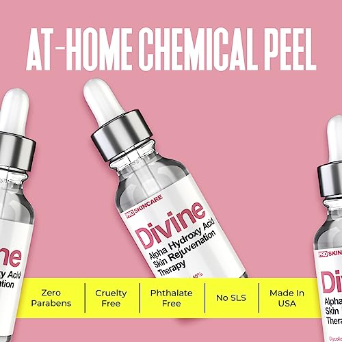 Glycolic Acid Peel 40% - Professional Chemical Face Exfoliant for Acne Scars & Wrinkles, 1 Fl Oz - Variation of THIS listing