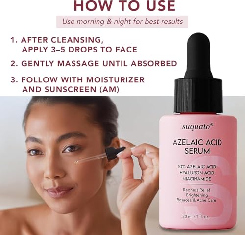 Azelaic Acid Serum 10% with Hyaluronic Acid & Niacinamide - 2 Pack 30ml