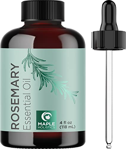 Peppermint & Rosemary Hair Growth Oil Set - Nourishing Hair Treatment Oils 4 Fl Oz