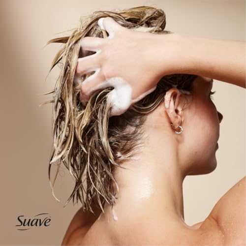 Suave Smooth & Shiny 2-in-1 Shampoo & Conditioner with Coconut Oil - Old Packaging, 4 Pack