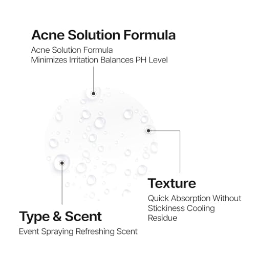 tHermoCEUTICAL DeAC Aciderm Toner - Refreshing Cooling Toner, Targeted Acne Solution, Relieves Skin Sensitivity for Oily, Acne Prone Skin, 3.38 fl.oz