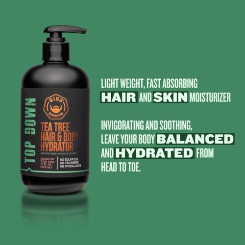 GIBS Top Down Hair and Body Hydrator 33.8 Ounce - Nourishing Moisturizer