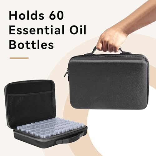 Portable Travel Cosmetic Bag with LED, 3-color Adjustable Cosmetic Organizer, Women's Cosmetic Case, Mirror Makeup Bag Case Rechargeable (Black)