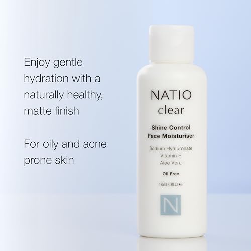 Natio Australia Shine Control Face Moisturizer for Oily Skin - Matte, Hydrating, Vegan