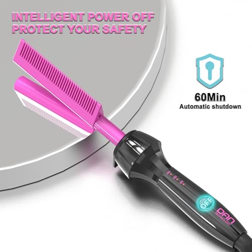 Red Dan 500°F Hot Comb for Wigs & Black Hair - Electric Styling Tool