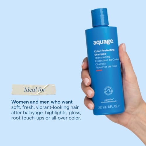 Aquage Color Protecting Shampoo 8 oz | Gentle Hair Wash for Color-Treated Hair