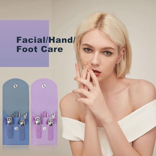 9-in-1 Manicure Set Bulk Nail Clippers Kit - 3.93 Inch Stainless Steel, 20 Pack