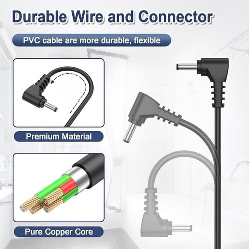 AC Adapter Charger Compatible with Wahl Trimmer 9865 9865-2801 9888-600 9891-100 Power Cord