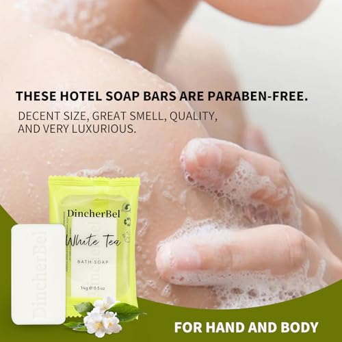 200 Pack Travel Soap Bars - Individually Sealed Rectangular Bulk Set