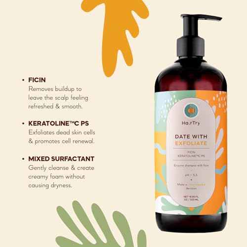 Deep Cleansing Enzymatic Shampoo with Ficin - 17.59 Fl Oz - Refresh & Refreshing Scalp Care