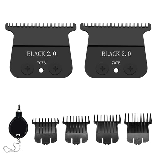 Replacement Blade Set for BaBylissPRO FX787 & FX726 Trimmers - 2 Pack with 4 Guards