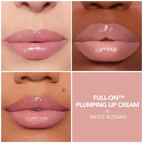 BUXOM Full-On Plumping Lip Gloss White Russian Nude Pink 0.14 oz
