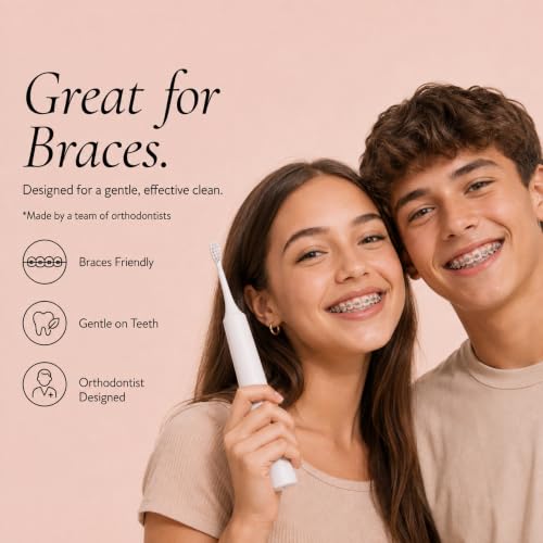 Blast Smile Care Orthodontic Electric Toothbrush for Braces – 4 Modes, 2-Min Timer