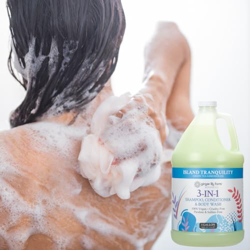 Ginger Lily Farms 3-in-1 Island Tranquility 128oz Body Wash & Shampoo