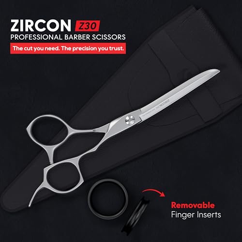 Suvorna Classic 6.5" Hair Cutting Scissors - Razor Edge Barber Shears for Hairdressers & Professionals