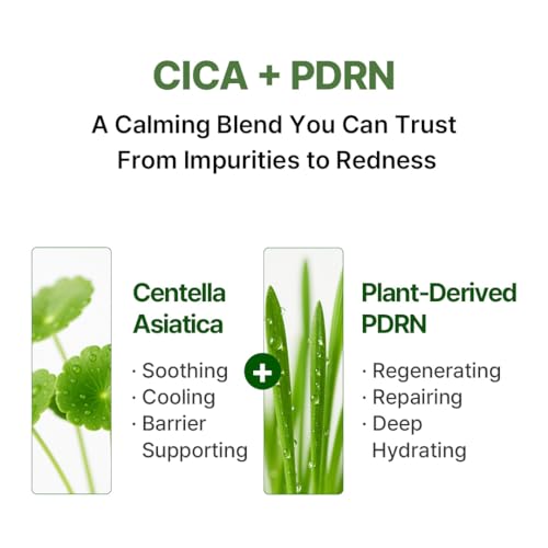 NACIFIC Cica PDRN Barrier Repair Cream, Korean Moisturizer with 76% Centella Asiatica, Skin Barrier Strengthening & Deep Hydration for Dry Sensitive Skin, Low pH Calming Face Cream, 1.76 oz (50g)