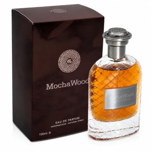 Amber Wood Perfume 100ml - Unisex Fragrance with Coffee, Saffron & Oud - Variation of Amber Wood / 3.4 Fl Oz