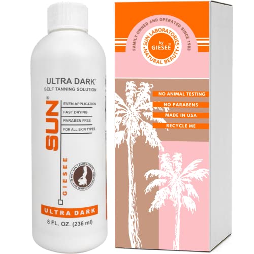 Self-Tanning Spray for Airbrush Tanning Machines - Ultra Dark, 8 fl oz - Dark Variation
