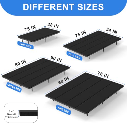 Queen Bunkie Board 60x80 Heavy Duty Anti-Sag Non-Slip Mattress Support
