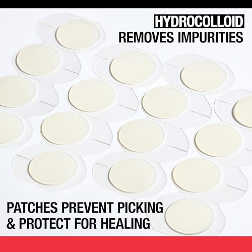 Neutrogena Stubborn Acne Ultra-Thin Patches for Acne-Prone Skin - Hydrocolloid Overnight Blemish Patch for Clear Skin, 24 Patches