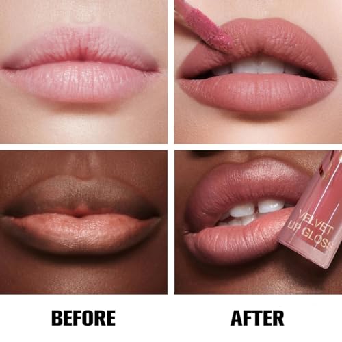 PHOFAY Lip Gloss - Multiple Shimmer Shades with Subtle Candy Scent, Lightweight Oils & Vegan Formula, Ideal Gift