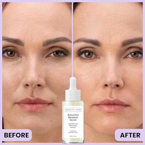 Bakuchiol Face Serum for Anti-Aging & Brightening with Hyaluronic Acid