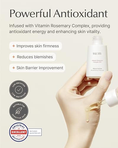 SU:M Micro-Active Toning Ampoule - High Potency Serum for All Skin Types