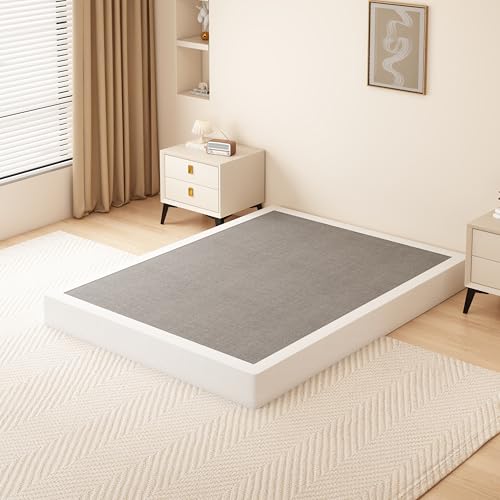 Heavy Duty 7 Inch Queen Box Spring - Metal Mattress Foundation, Noise-Free, Easy Assembly