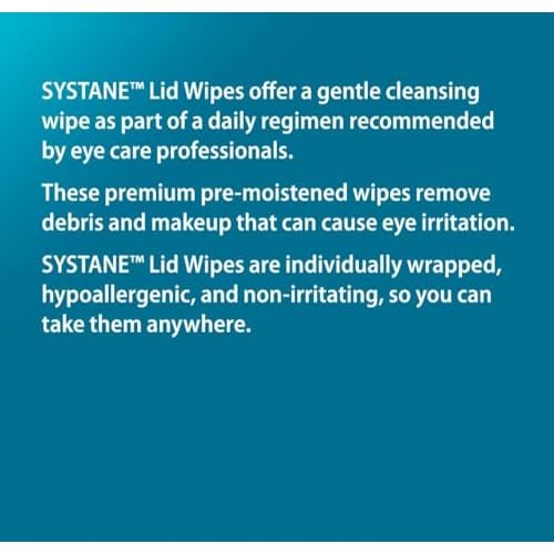 Systane Lid Wipes Eyelid Cleansing Wipes 30 Each (Pack of 4)
