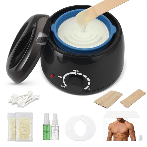 Mini Waxing Kit for Men & Women - Unscented, 250ml Beginner-Friendly Hair Removal
