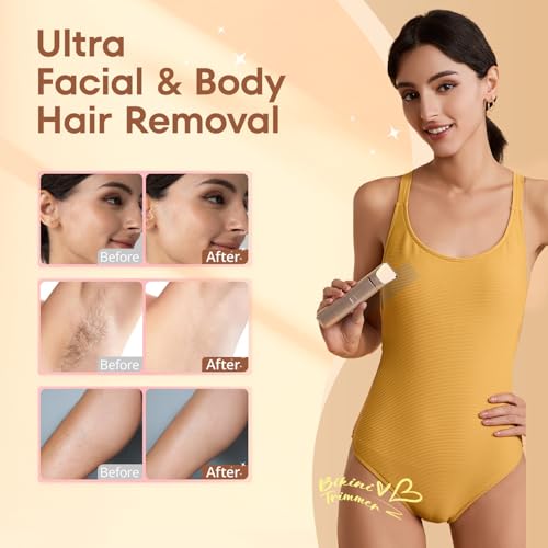 Women’s Waterproof 2-in-1 Bikini Trimmer & Shaver Set - Portable Body Grooming Kit