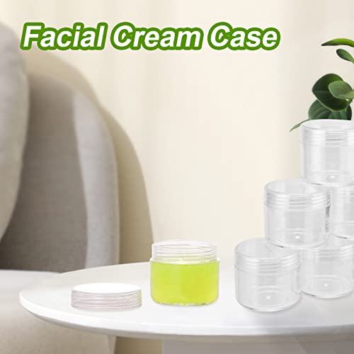 MUKLEI 150pcs Clear 20g Cosmetic Sample Containers Travel Size Jars