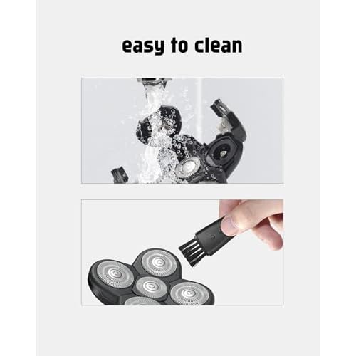 Groomi Replacement Blades Compatible with Baldie Pro Head Shaver, 2 - Pack Head Shaver Replacement Blades, Head Shavers for Bald Men, Gifts for Bald Men, 2 Cleaning Brush
