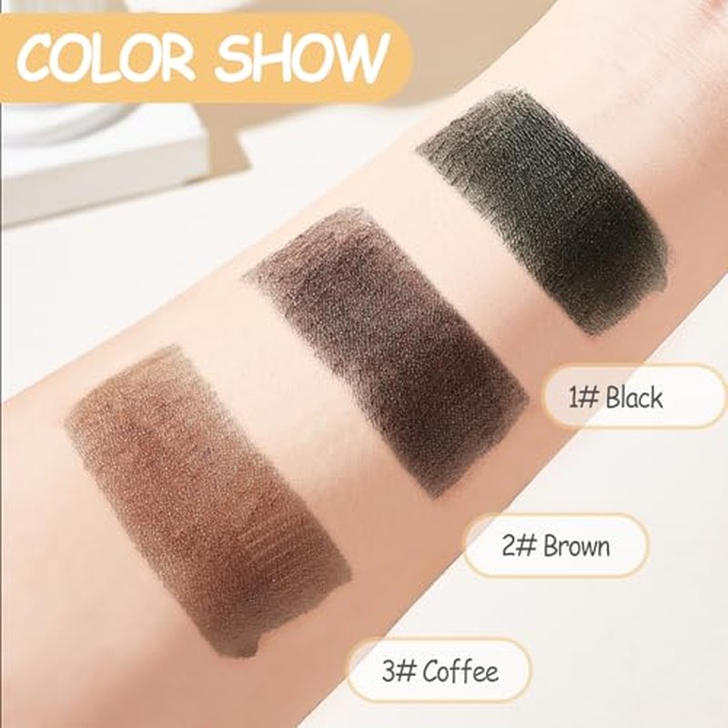 Black Hair Dye Comb, Portable Hair Dye Stick For Gray Hair Coverage Waterproof and Sweat-Proof Hair Color Stick Color Touch-Up Hair Sticks With Comb for Women & Men 2PCS
