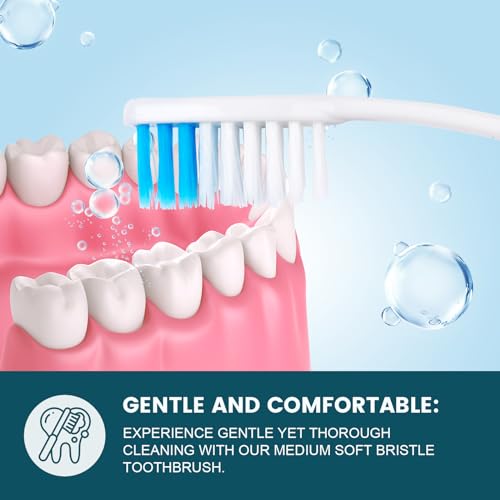 300 Pack Disposable Toothbrushes Soft Bristle Individually Wrapped Travel & Household