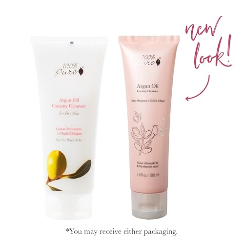 Argan Oil Facial Cleanser - Hydrating Organic Skin Wash for Sensitive Skin