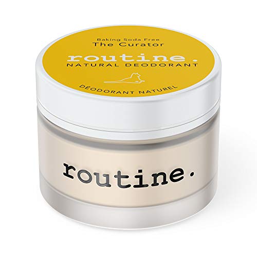 Routine Natural Deodorant for Women & Men - Aluminum & Baking Soda Free, Eucalyptus & Cocoa, 2oz Jar