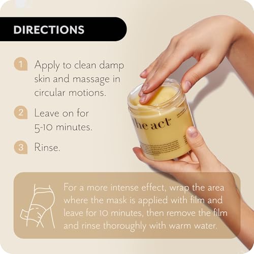 The Act Hot Body Wrap Mask for Firming & Hydration, Warming & Cooling, 8.8 oz