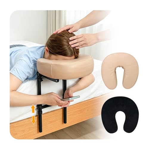 Adjustable Massage Headrest for Bed and Face Down Therapy - Home Spa Kit