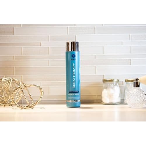 KERATHERAPY Keratin Infused Moisture Conditioner, 10.1 fl. oz., 300 ml - Hydrating & Moisturizing Conditioner for Dry or Damaged Hair with Collagen, Jojoba Oil, & Kerabond Technology - Sulfate Free