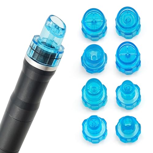 Elitzia Capri Blue Hydrodermabrasion Tips Set for Aqua Peel Machine - 8 Pcs