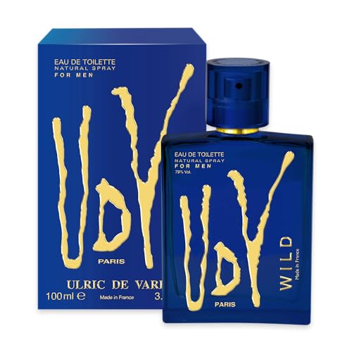 Ulric De Varens Wild Men’s Eau De Toilette - Bold, Fresh Fragrance 3.4 Fl Oz