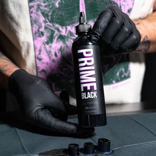 Black Tattoo Ink 8oz - All-Purpose, Smooth Flow, Long-Lasting Supply